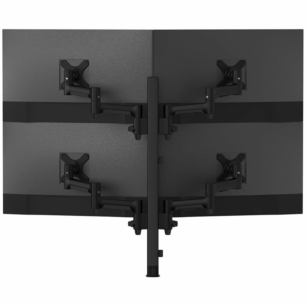 Atdec AWMS-4-4675 Mounting Arm for Monitor Flat Panel Display Curved Screen Display - Black