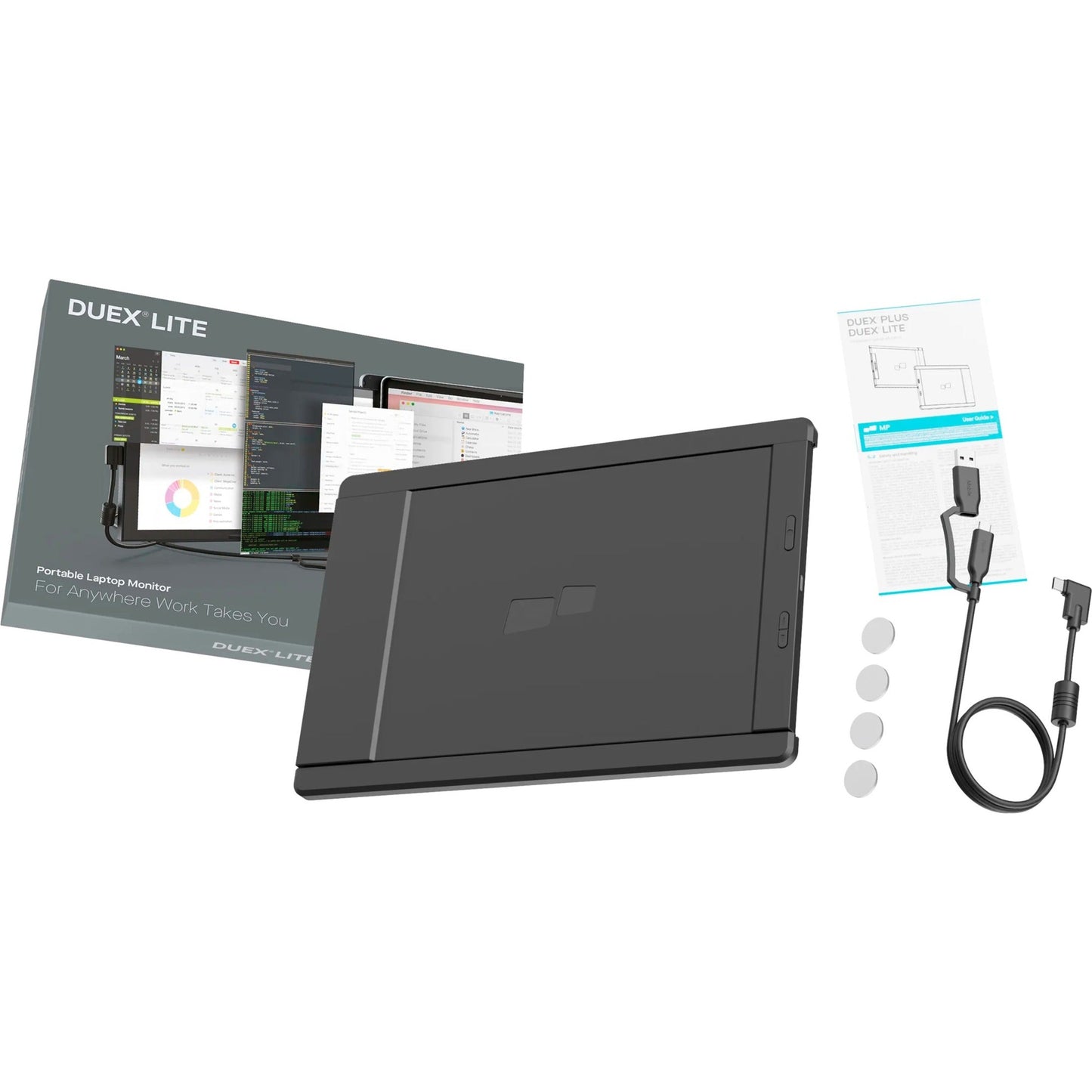 Mobile Pixels DUEX Lite 12.5" Full HD LCD Monitor - 16:9 - Gray