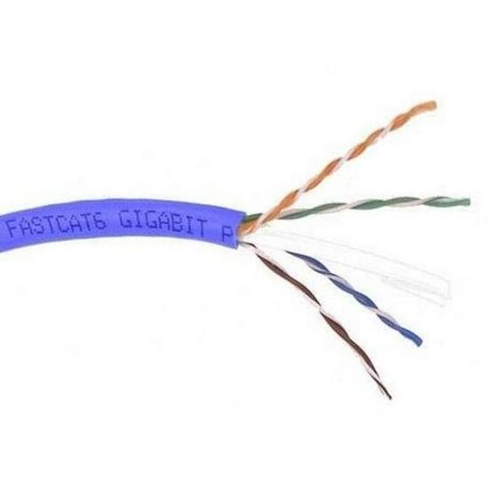 CAT6 500 BLUE SOLID PVC BULK