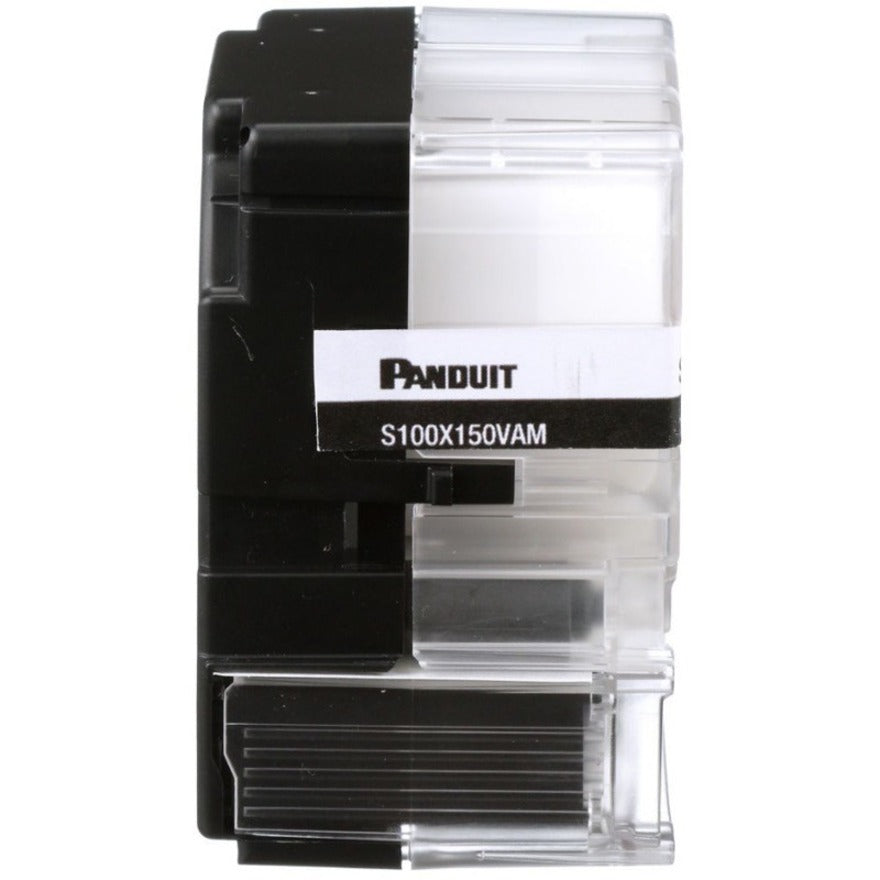 Panduit PXE S050X075VAM MP Printer Self-Lam Label Vinyl White 0.75"x0.5" 0.25"POH