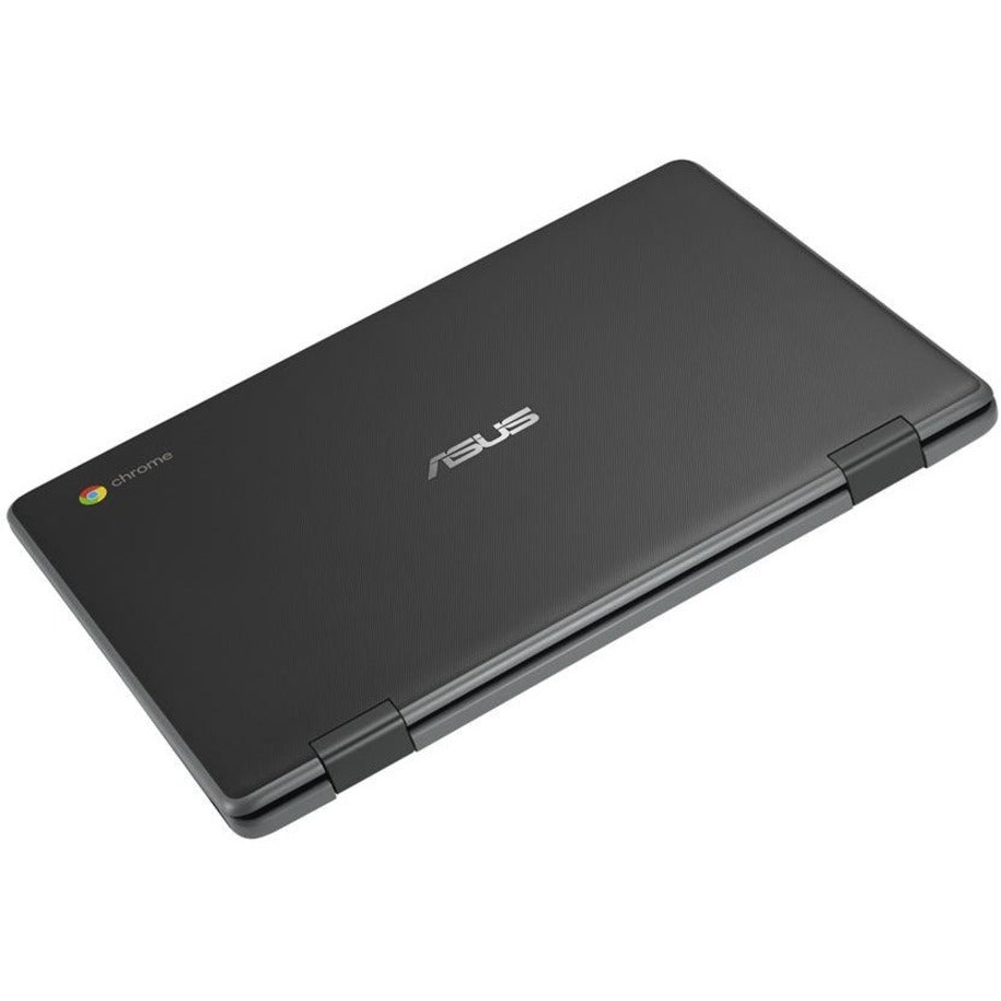 Asus Chromebook C204 C204MA-GE02-GR 11.6" Rugged Chromebook - HD - 1366 x 768 - Intel Celeron N4020 Dual-core (2 Core) 1.10 GHz - 4 GB Total RAM - 32 GB Flash Memory - Dark Gray
