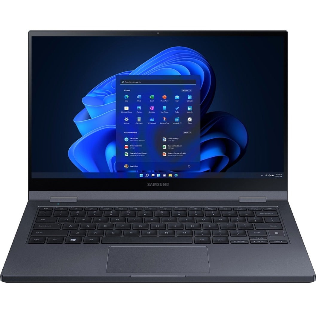 Samsung Galaxy Book Flex2 Alpha NP730QDA-KA3US 13.3" Touchscreen Convertible 2 in 1 Notebook - Full HD - 1920 x 1080 - Intel Core i7 11th Gen i7-1165G7 2.80 GHz - 16 GB Total RAM - 512 GB SSD - Mystic Black