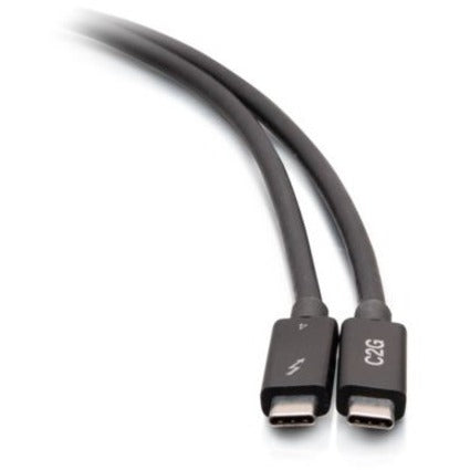 C2G 6ft Thunderbolt 4 Cable - USB C - 40Gbps - M/M