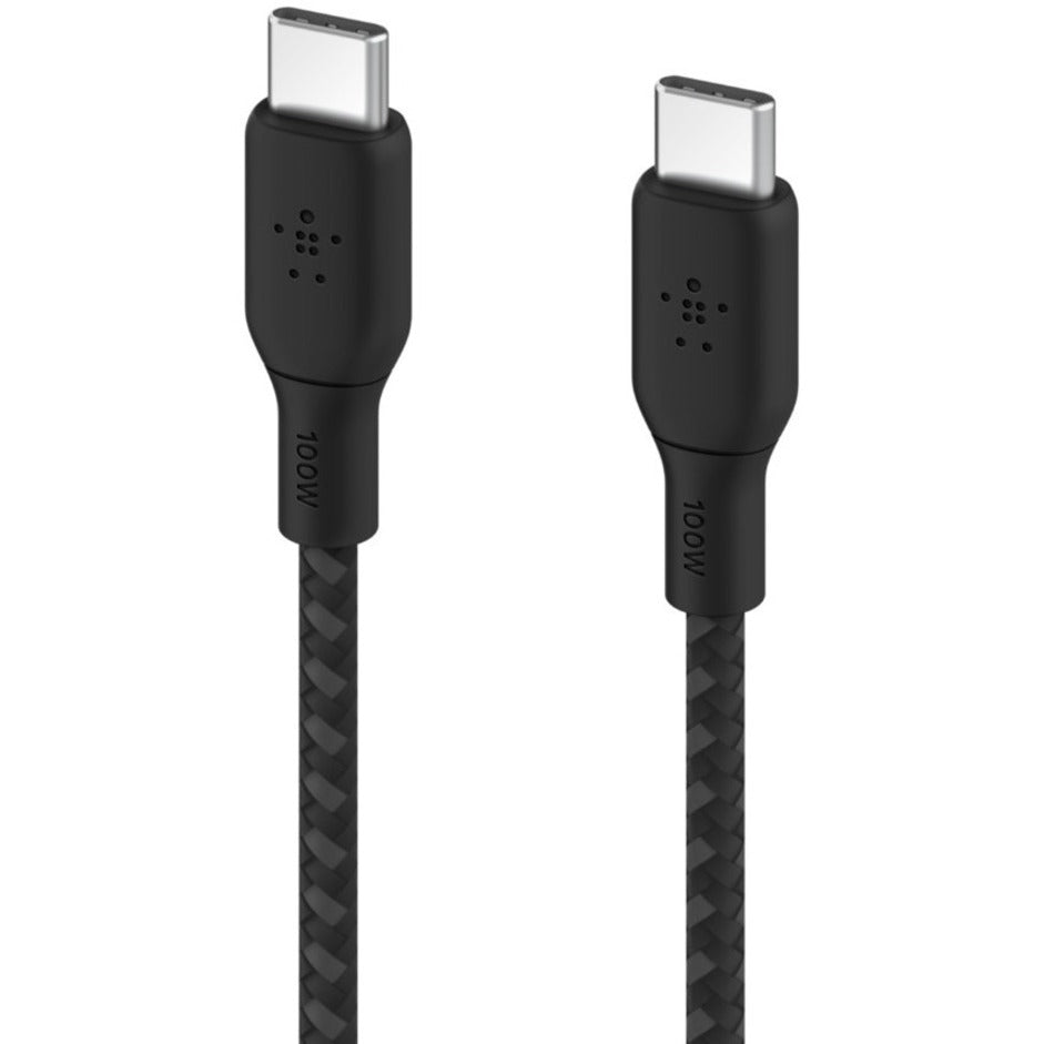 Belkin BoostCharge USB-C to USB-C Cable 100W - (2 meter / 6.6 foot Black)
