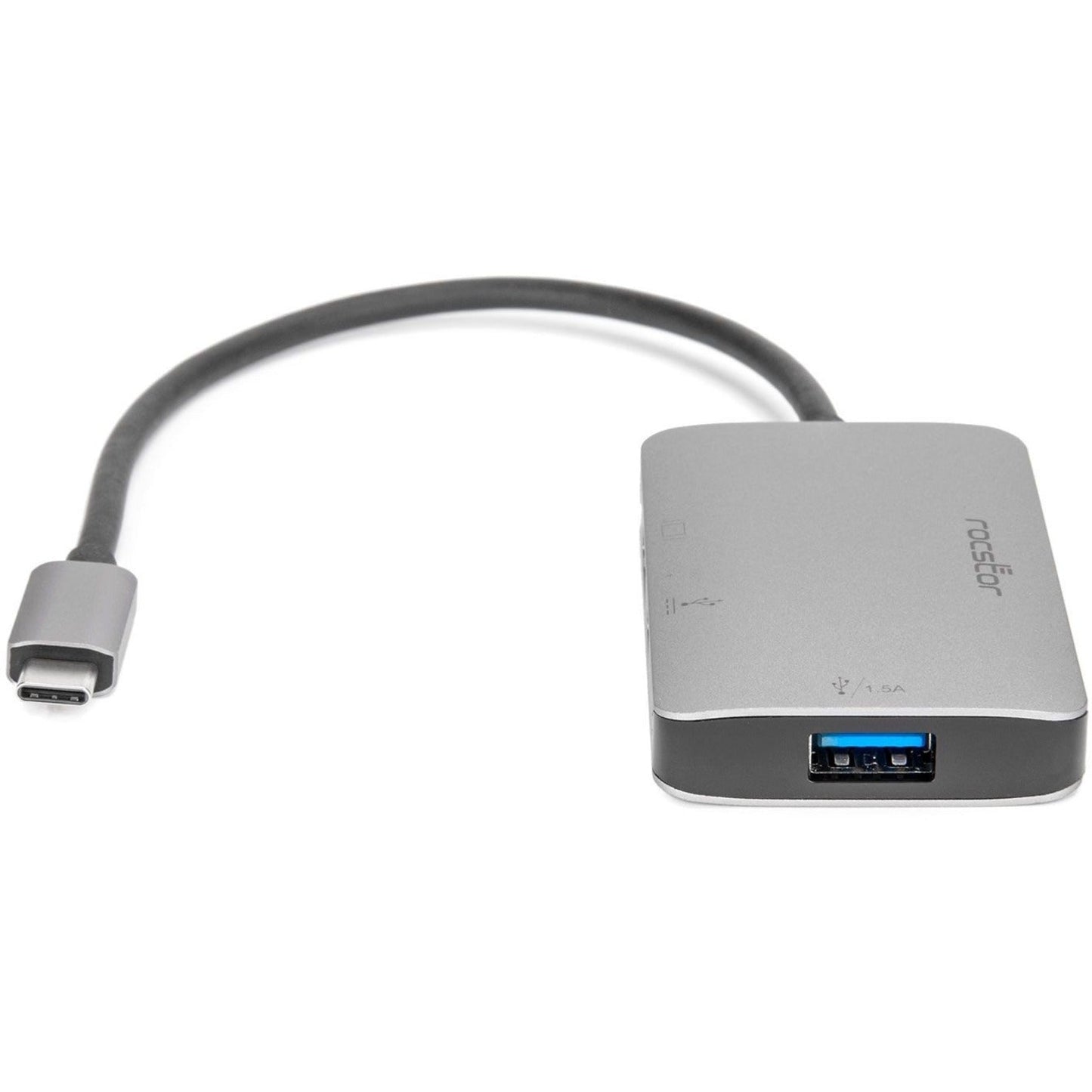 Rocstor Premium USB-C to HDMI 4K Adapter USB-C 100W PD Charging & USB Type-A port