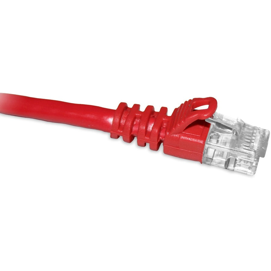 ENET CAT6 550MHz Shielded Patch Cable w/Boots - Red 75FT