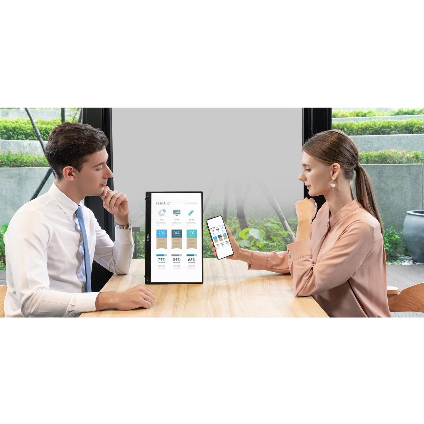 Asus ZenScreen GO MB16AWP 15.6" Full HD LCD Monitor - 16:9 - Gun Metal Black