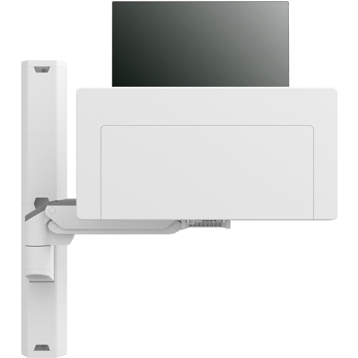 Ergotron CareFit Wall Mount for Keyboard Monitor Mount Extension LCD Display - White