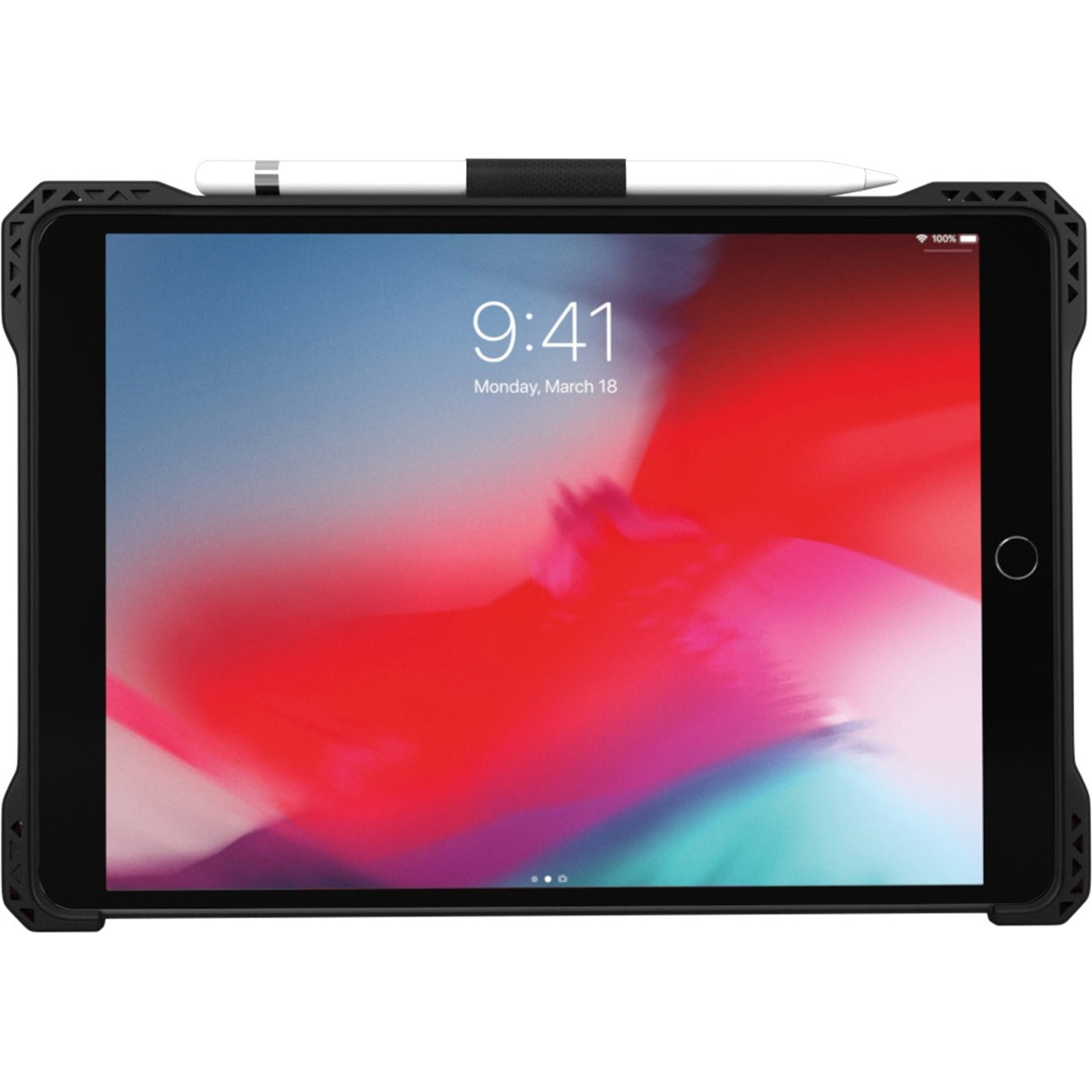 MAXCases Extreme Folio-X2 Rugged Carrying Case (Folio) for 10.2" Apple iPad (9th Generation) iPad (8th Generation) iPad (7th Generation) iPad Tablet - Red
