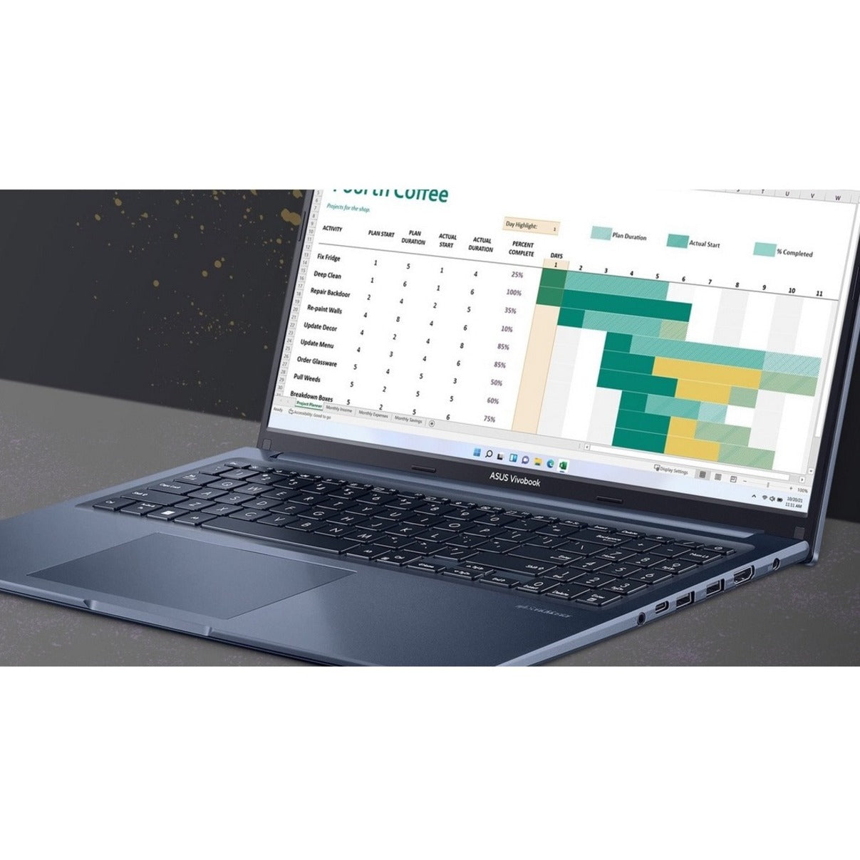 Asus Vivobook 16X M1603 M1603QA-ES54 16" Notebook - WUXGA - 1920 x 1200 - AMD Ryzen 5 5600H Hexa-core (6 Core) - 16 GB Total RAM - 8 GB On-board Memory - 512 GB SSD - Quiet Blue