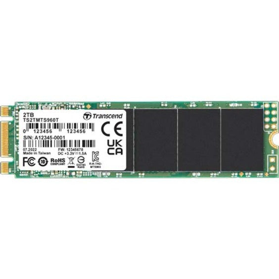 Transcend MTS960T 2 TB Solid State Drive - M.2 2280 Internal - SATA (SATA/600)
