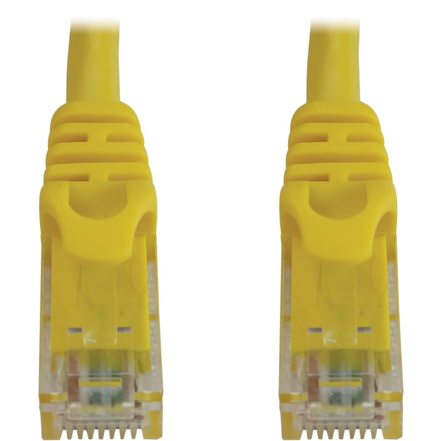 Tripp Lite Cat6a 10G Snagless Molded UTP Ethernet Cable (RJ45 M/M) PoE Yellow 7 ft. (2.1 m)