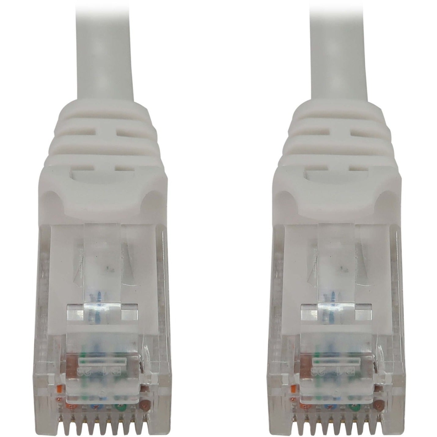 Tripp Lite Cat6a 10G Snagless Molded UTP Ethernet Cable (RJ45 M/M) PoE White 25 ft. (7.6 m)