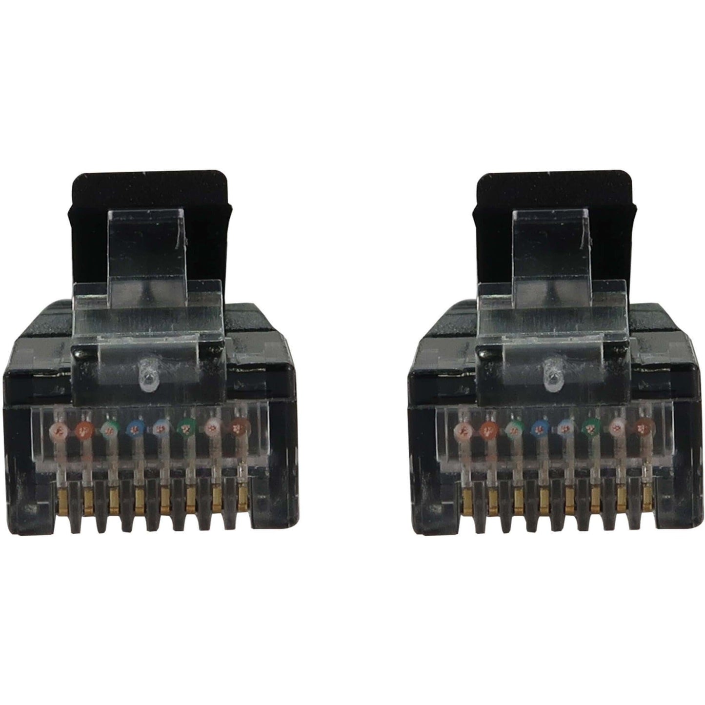 Tripp Lite Cat6a 10G Snagless Molded Slim UTP Ethernet Cable (RJ45 M/M) PoE Black 6 in. (15 cm)