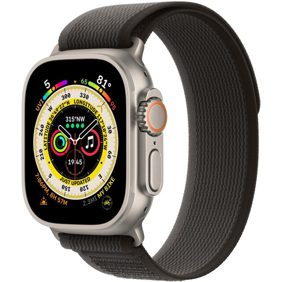 Apple 49mm Black/Gray Trail Loop - M/L