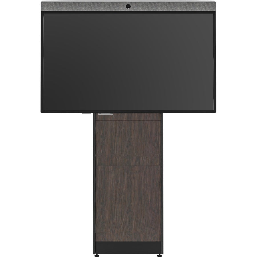 Salamander Designs Wall Mount for Electronic Equipment Computer Cable Display Camera Speaker Video Conference Equipment Peripheral Device - Black Wenge Oak