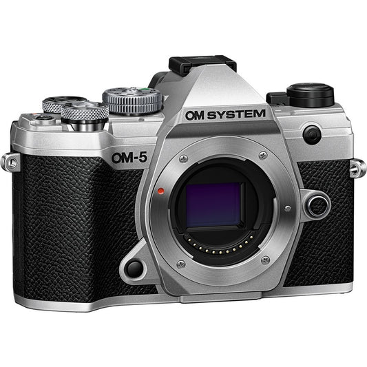 Olympus OM SYSTEM OM5 20.4 Megapixel Mirrorless Camera Body Only - Silver