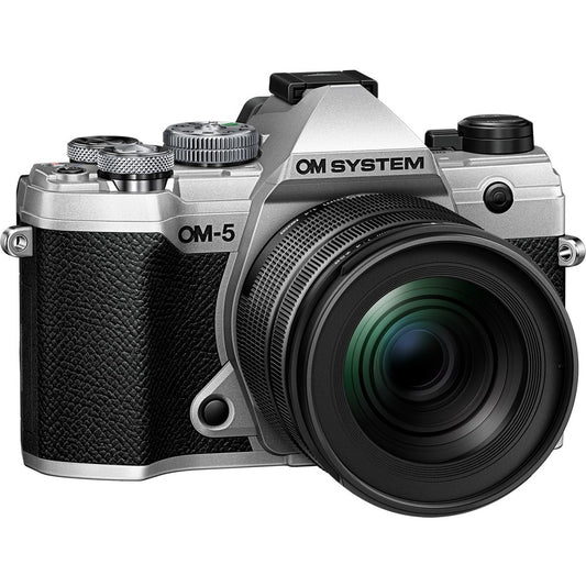 Olympus OM SYSTEM OM5 20.4 Megapixel Mirrorless Camera with Lens - Silver