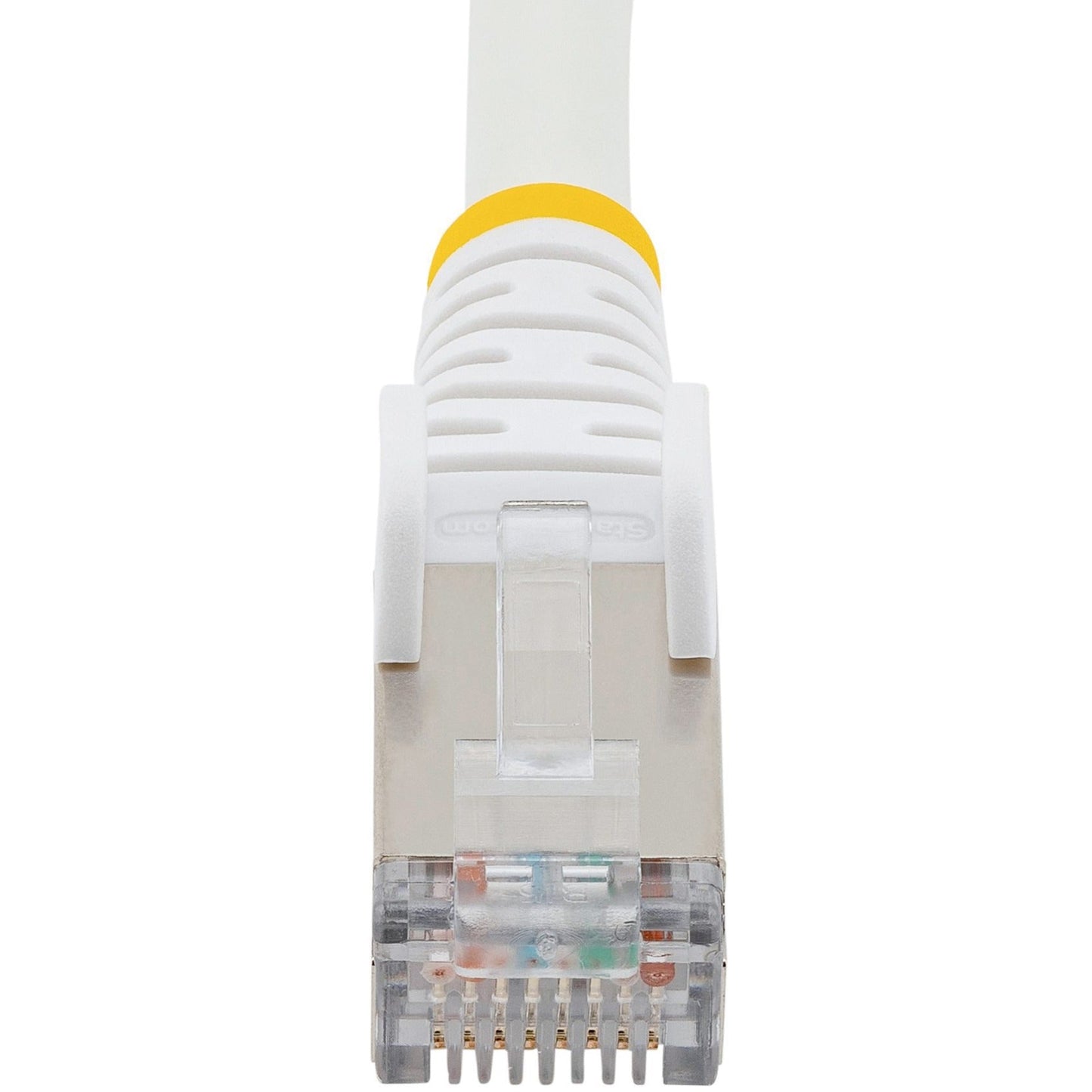 StarTech.com 4ft CAT6a Ethernet Cable White Low Smoke Zero Halogen (LSZH) 10 GbE 100W PoE S/FTP Snagless RJ-45 Network Patch Cord