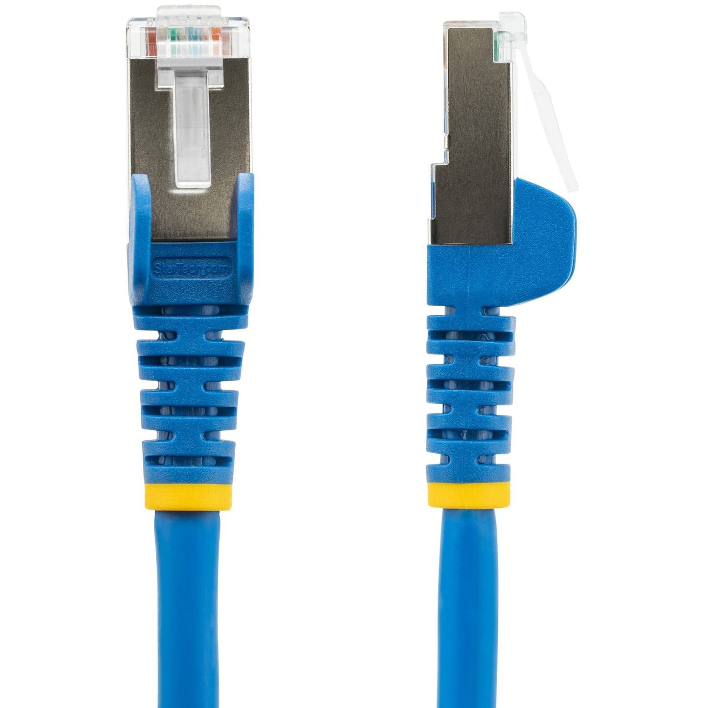 StarTech.com 4ft CAT6a Ethernet Cable Blue Low Smoke Zero Halogen (LSZH) 10 GbE 100W PoE S/FTP Snagless RJ-45 Network Patch Cord