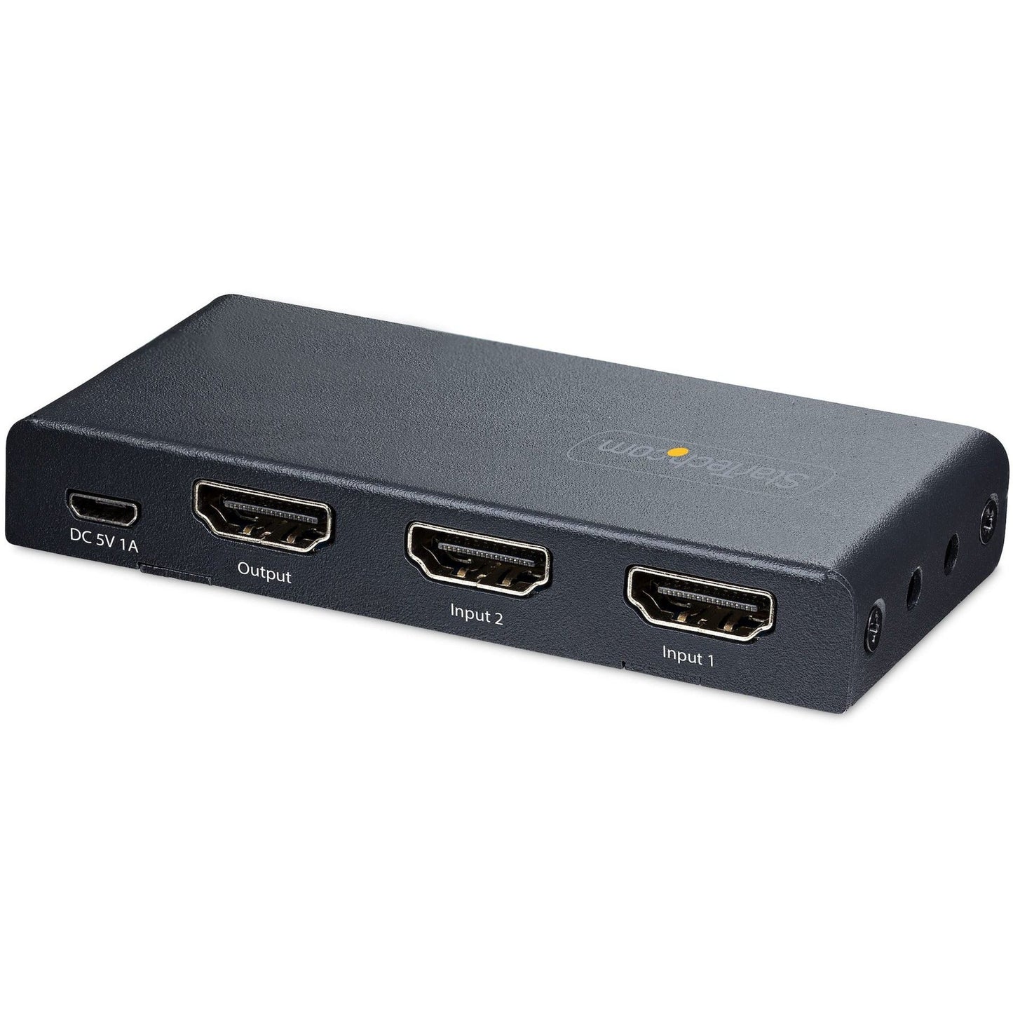 StarTech.com 2-Port 8K HDMI Switch HDMI 2.1 Switcher 4K 120Hz/8K 60Hz UHD HDR10+ HDMI Switch 2 In 1 Out Auto/Manual Source Switching