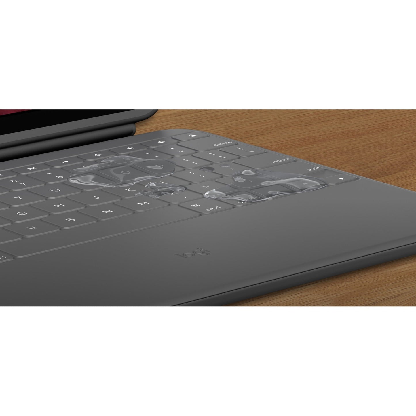 Logitech Rugged Folio Rugged Keyboard/Cover Case (Folio) for 10.9" Apple Logitech iPad (10th Generation) Tablet - Graphite