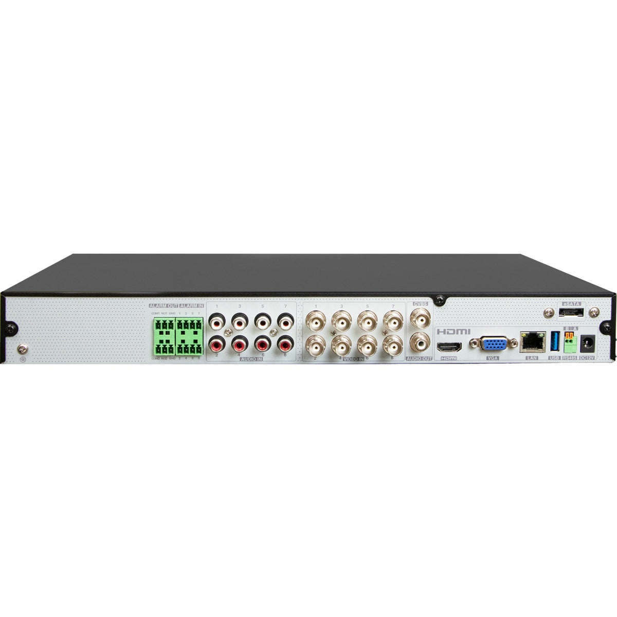 Speco HRLN Series H.265 Hybrid NDAA DVRwith Smart Analytics - 12 TB HDD