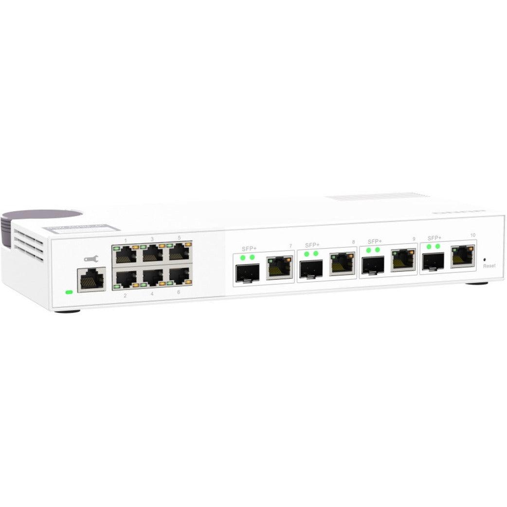 QNAP 10GbE and 2.5GbE Layer 2 Web Managed Switch for SMB Network Deployment