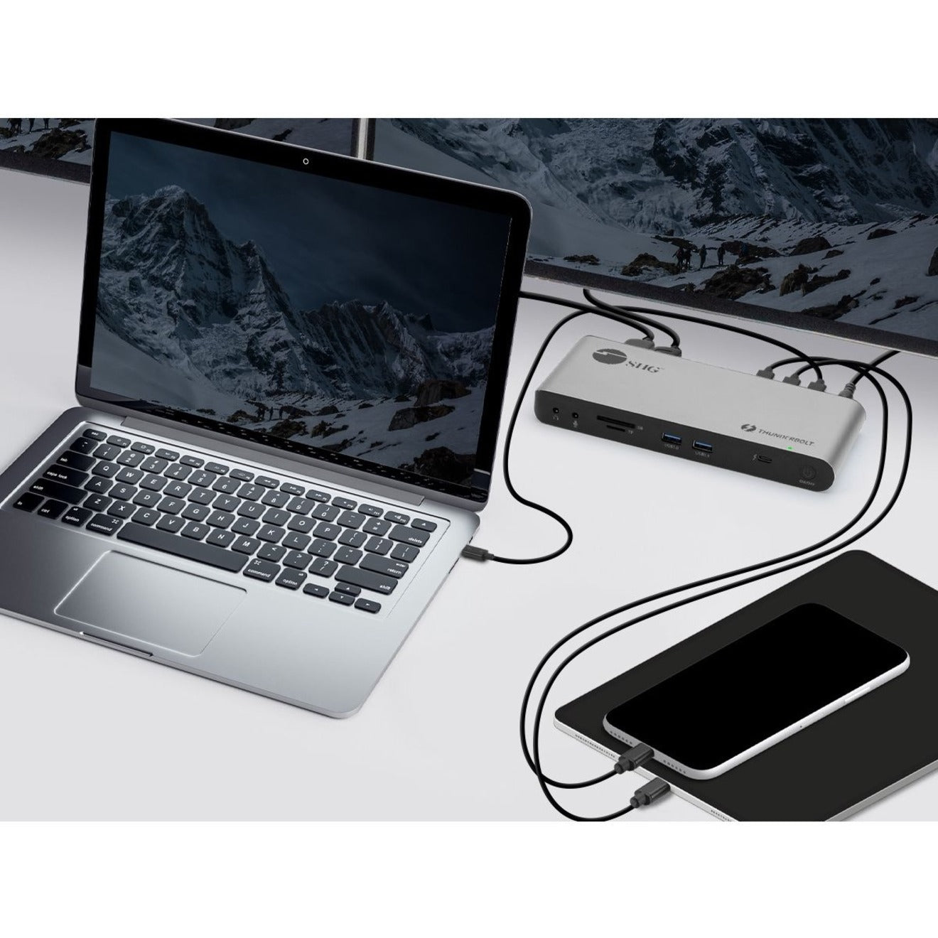 SIIG Quad Display Thunderbolt 4 Docking Station & PD