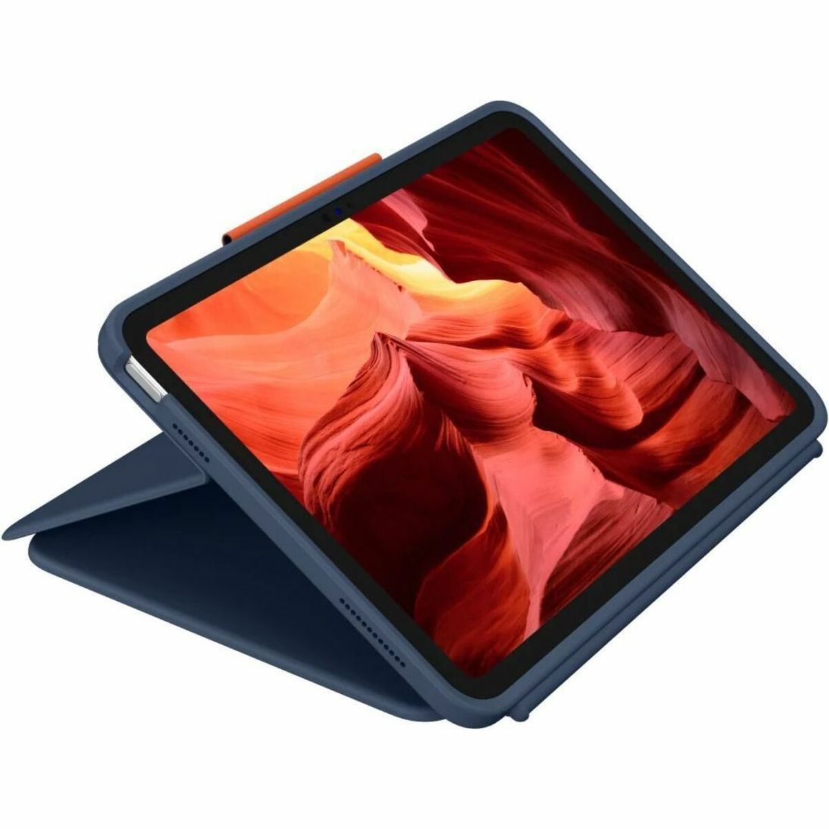 Logitech Rugged Combo 4 Touch Rugged Keyboard/Cover Case (Folio) for 10.9" Apple iPad (10th Generation) iPad Stylus - Classic Blue