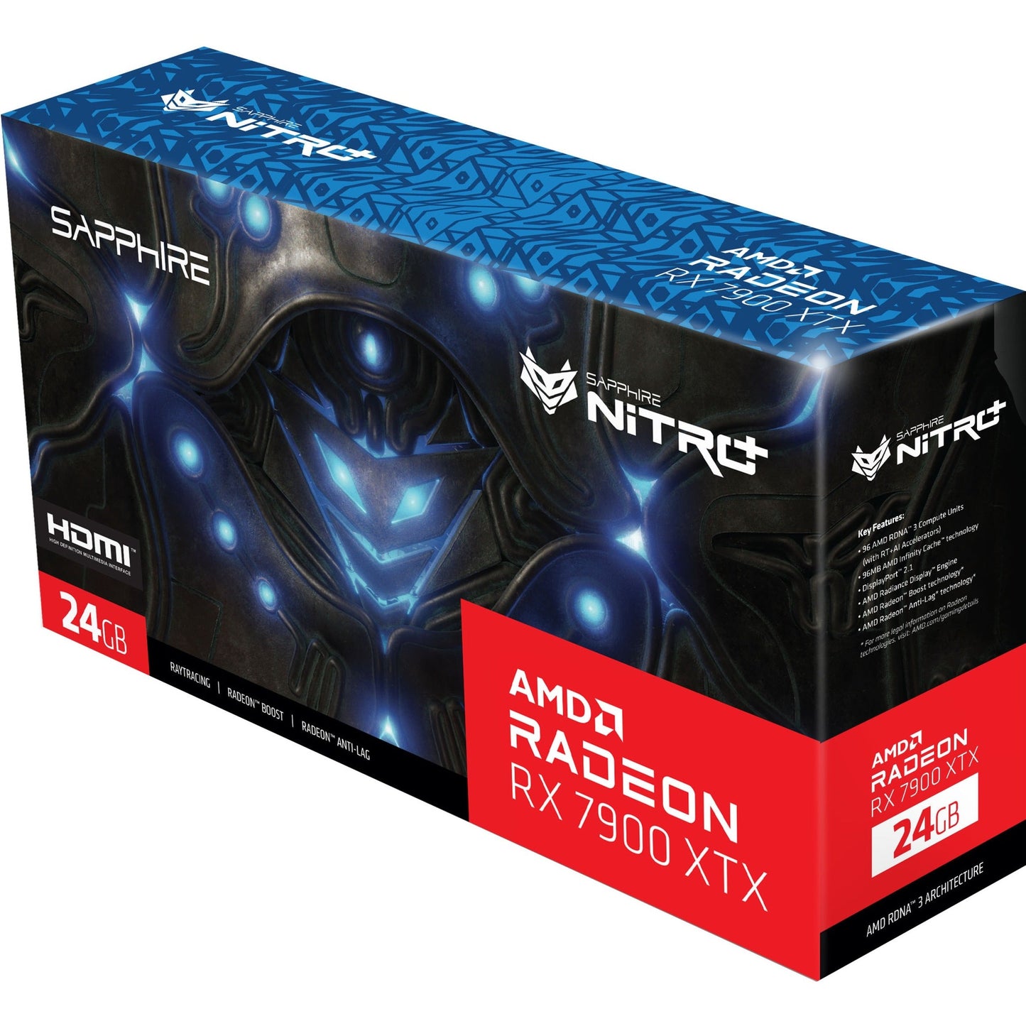 Sapphire AMD Radeon RX 7900 XTX Graphic Card - 24 GB GDDR6