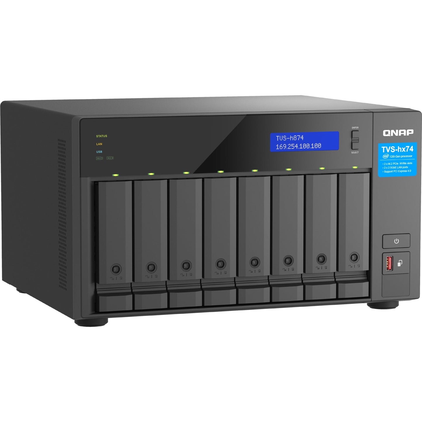 QNAP TVS-h874-i7-32G SAN/NAS Storage System