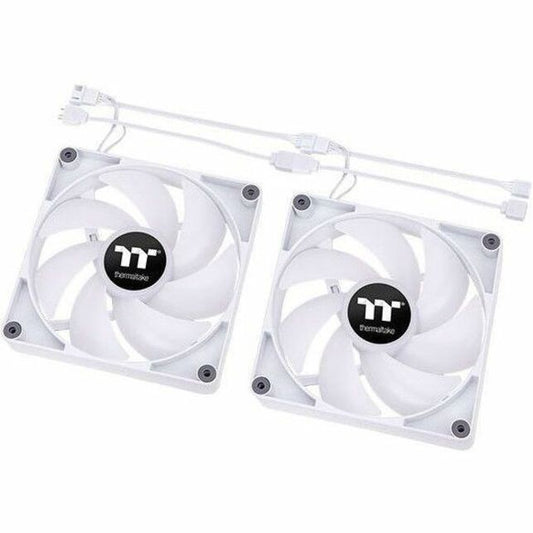 Thermaltake CT140 ARGB Sync PC Cooling Fan White (2-Fan Pack) - 2 Pack