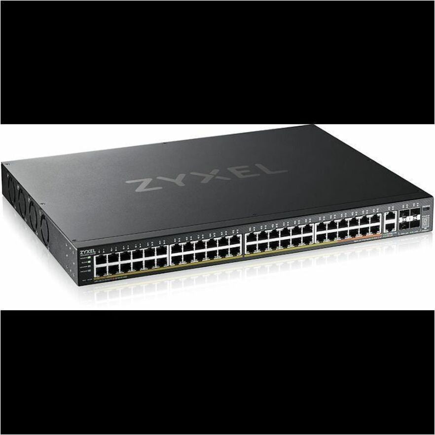 ZYXEL 48-port GbE L3 Access PoE+ Switch with 6 10G Uplink (600 W)