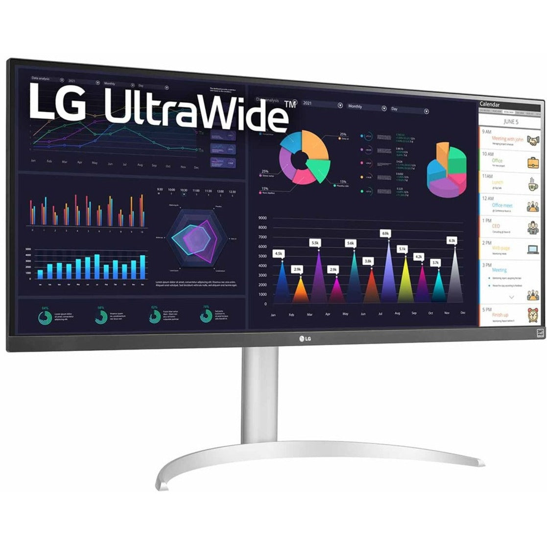 LG Ultrawide 34WQ650-W 34" UW-UXGA LCD Monitor - 21:9