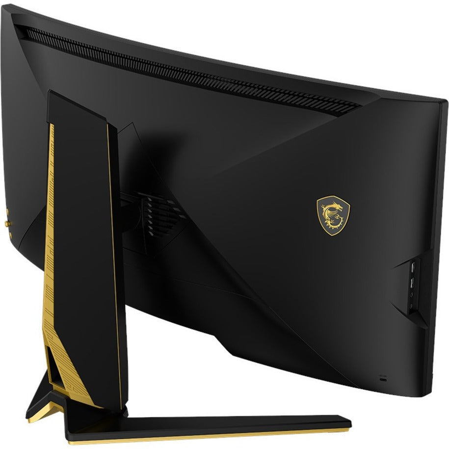 MSI MEG 342C QD-OLED 34.2" UW-QHD Curved Screen Gaming OLED Monitor - 21:9 - Black Gold
