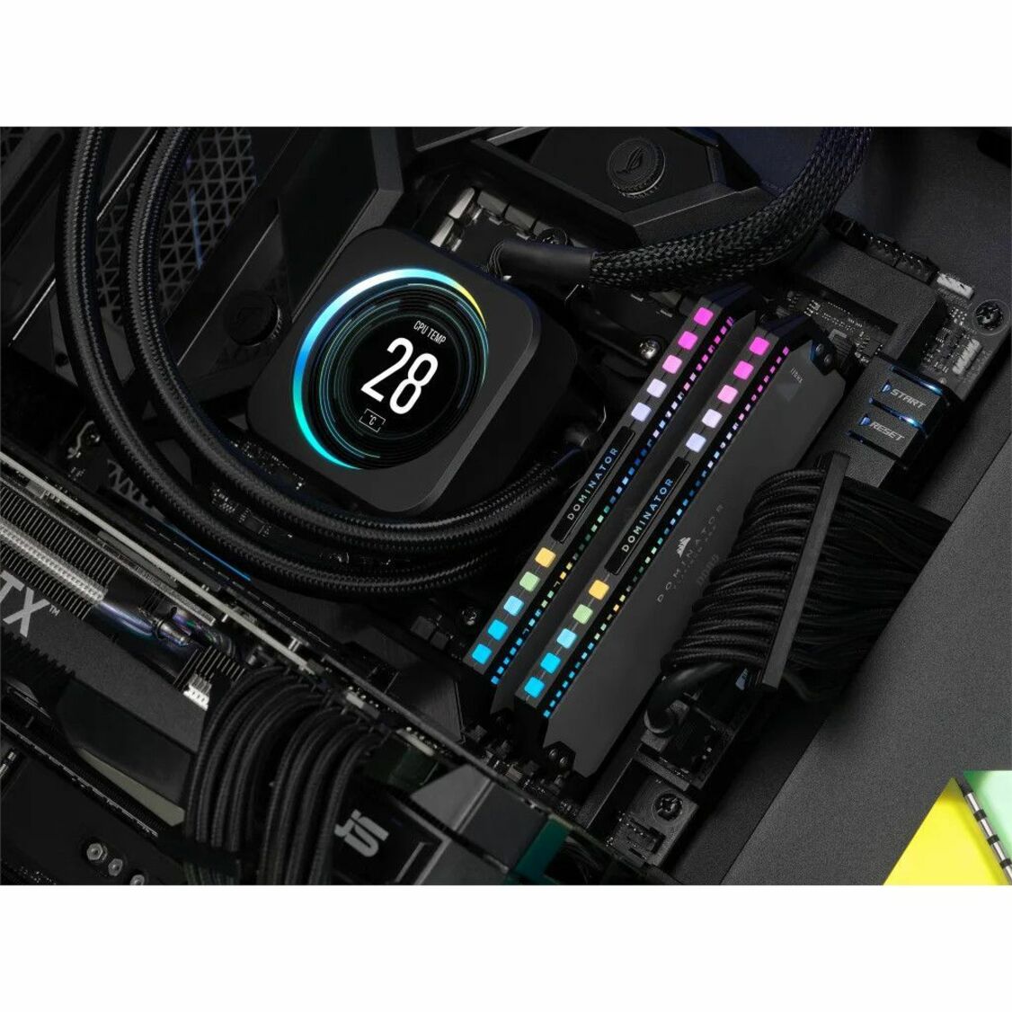Corsair Dominator Platinum RGB 32GB (2x16GB) DDR5 DRAM 6000MT/s C30 AMD EXPO Memory Kit