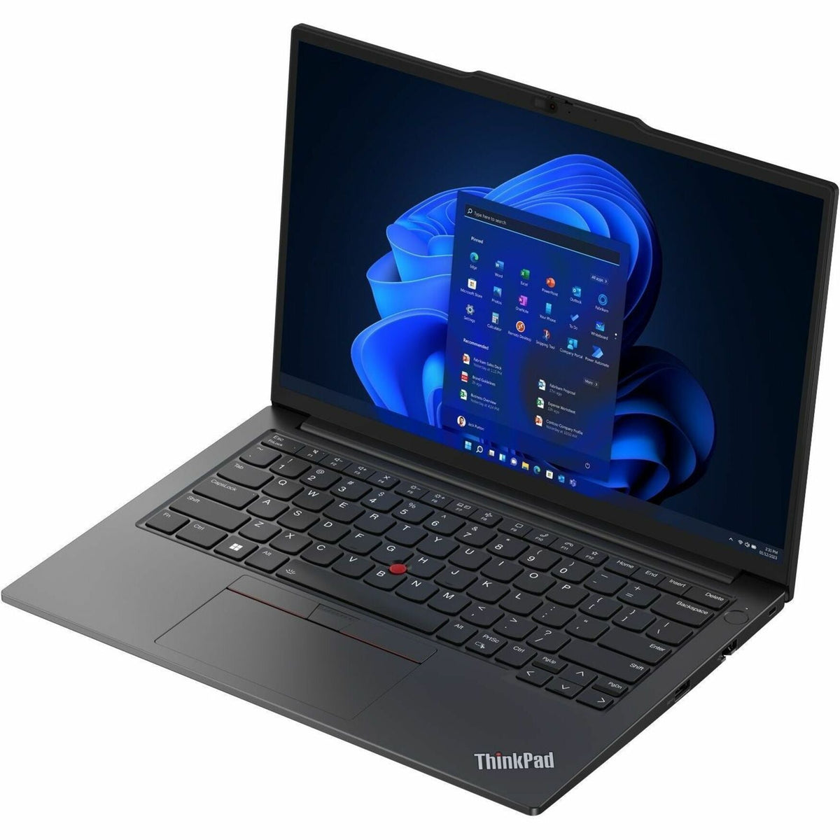 Lenovo ThinkPad E14 Gen 5 21JK0053US 14" Touchscreen Notebook - WUXGA - 1920 x 1200 - Intel Core i7 13th Gen i7-1355U Deca-core (10 Core) 1.70 GHz - 16 GB Total RAM - 8 GB On-board Memory - 512 GB SSD - Graphite Black