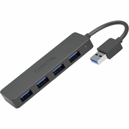 Plugable 4 Port USB Hub 3.0 USB Splitter for Laptop