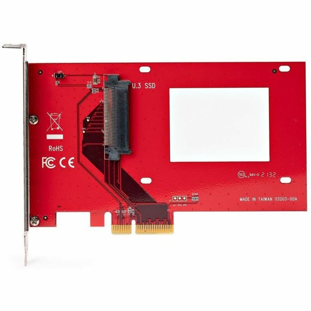 StarTech.com U.3 to PCIe Adapter Card PCIe 4.0 x4 Adapter For 2.5" U.3 NVMe SSDs SFF-TA-1001 PCI Express Add-in Card TAA Compliant\n