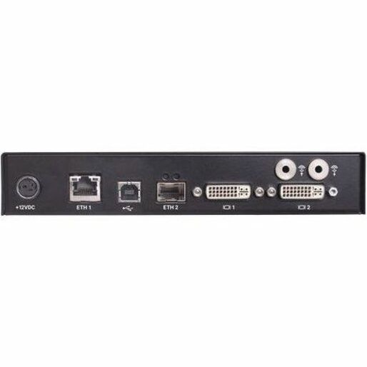 Black Box Emerald PE KVM-over-IP - DVI-D USB 2.0 Audio Dual Network Ports RJ45 and SFP