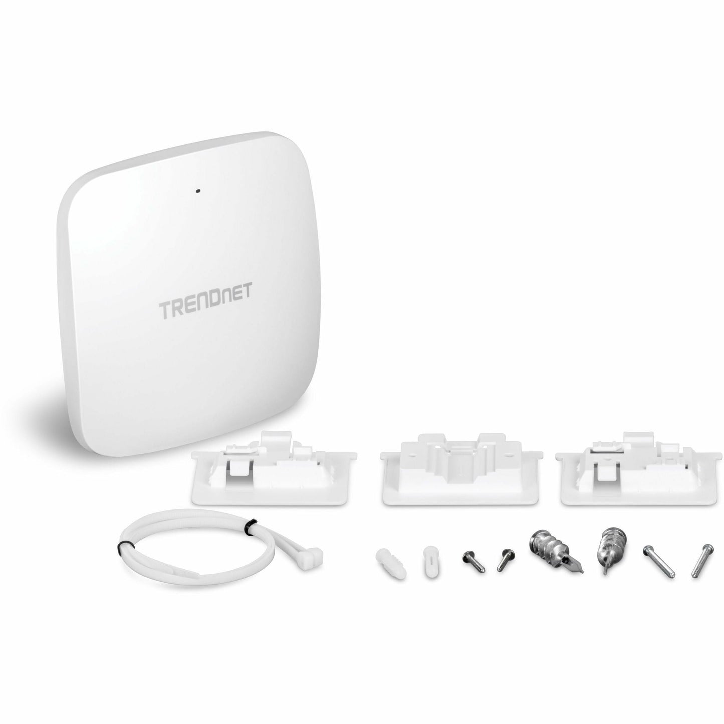 TRENDnet AX5400 Dual Band WiFi 6 PoE+ Access Point TEW-925DAP 1 x 2.5GBASE-T PoE+ LAN Port OFDMA and MU-MIMO Technology 4804Mbps (5Ghz) 573Mbps (2.4Ghz) WPA3 Ecryption White