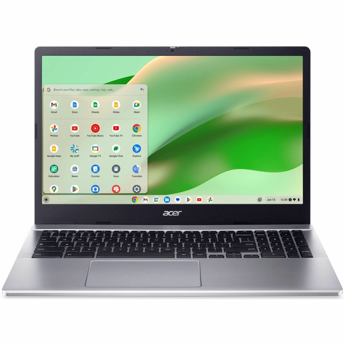 Acer Chromebook 315 CB315-5H-P8HK 15.6" Chromebook - Full HD - 1920 x 1080 - Intel N200 Quad-core (4 Core) 1 GHz - 8 GB Total RAM - 128 GB Flash Memory - Silver