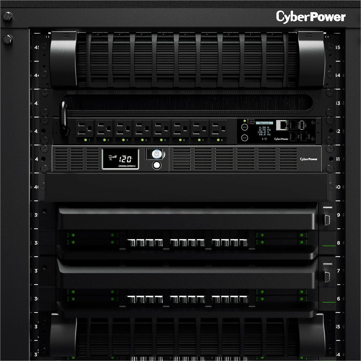 CyberPower OR500LCDRM1U Smart App LCD UPS Systems