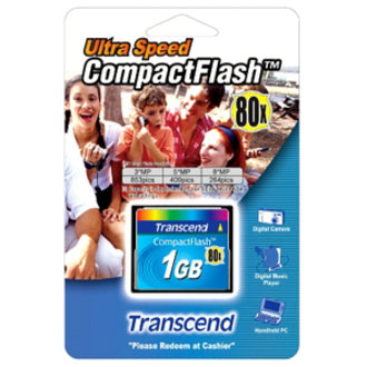 1GB COMPACT FLASH CF CARD 80X