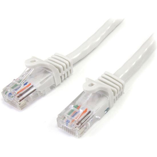 3FT WHITE CAT5E CABLE SNAGLESS