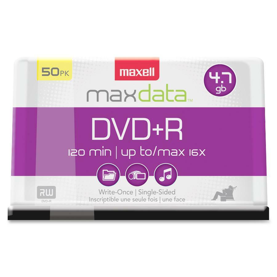 MAXELL DVD+R 16X 50PK