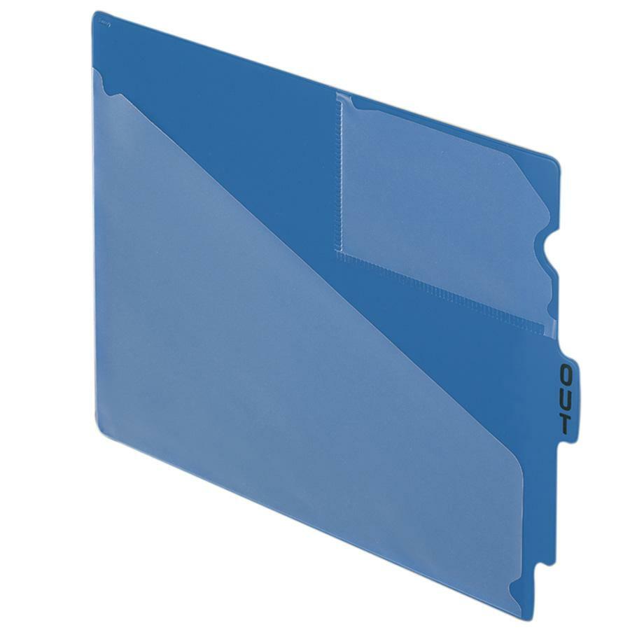 Esselte Recycled Colored Vinyl Out Guides