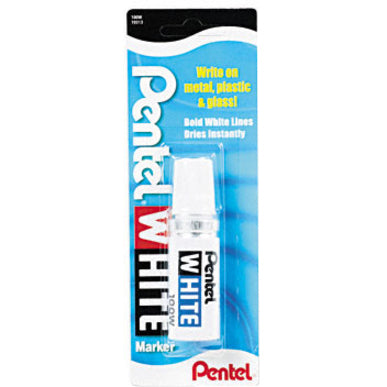 Pentel Felt Tip White Markers