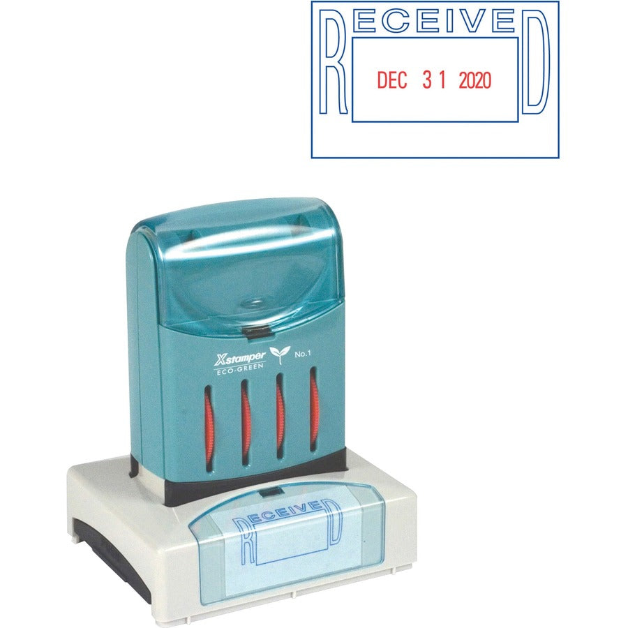 Xstamper VersaDater Pre-inked RECEIVED Date Stamp